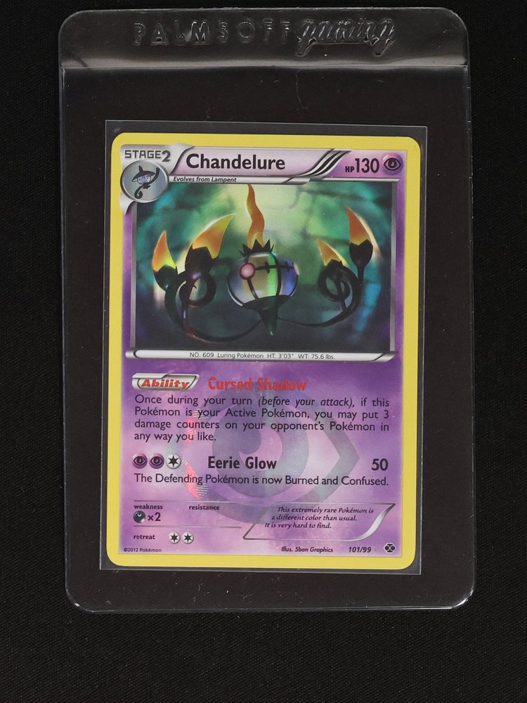2012 Pokémon #101 Chandelure — front