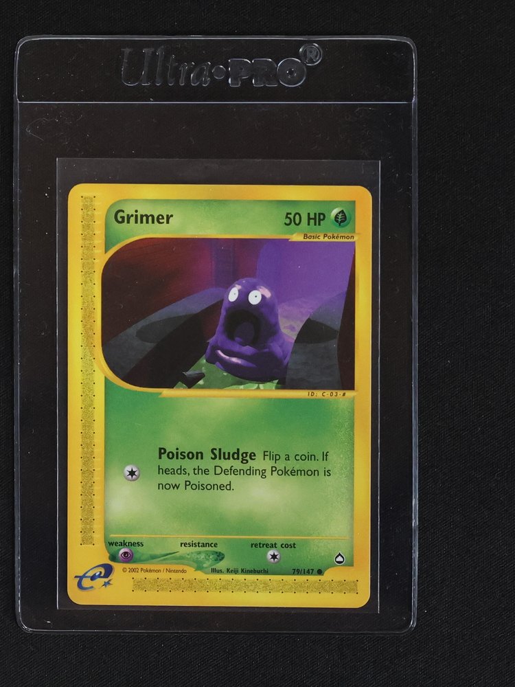 2002 Pokémon Aquapolis #79 Grimer — front