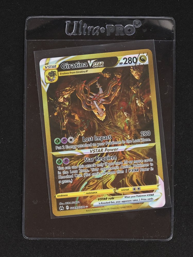 2023 Pokémon GG69/GG70 Giratina VSTAR Crown Zenith — front