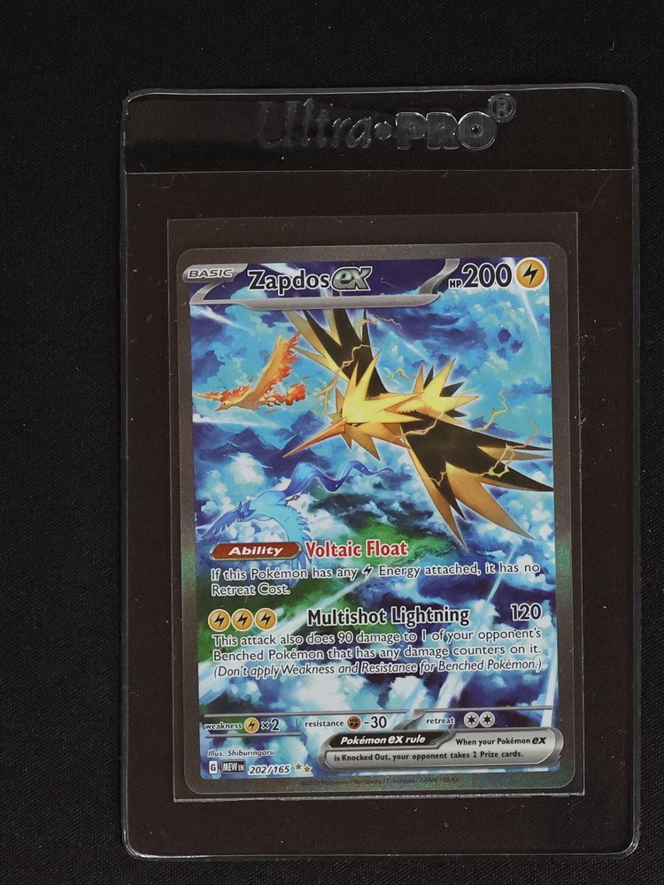 2023 Pokémon Zapdos EX #202/165 Scarlet & Violet 151 — front