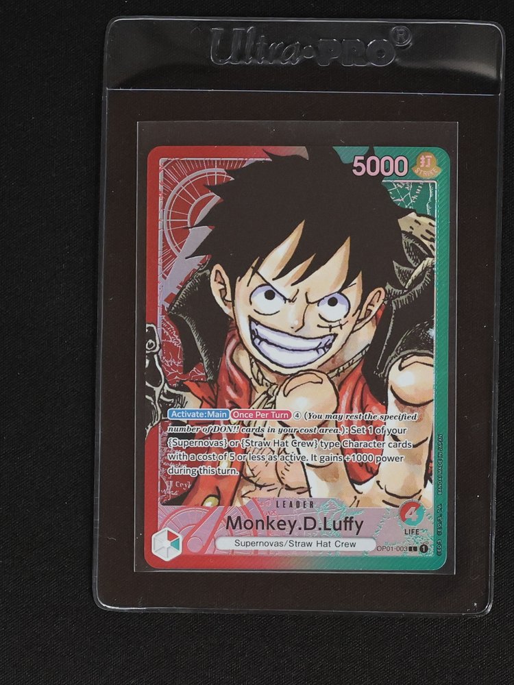 One Piece Card Game 2020 OP01-003 Monkey D. Luffy Leader — front