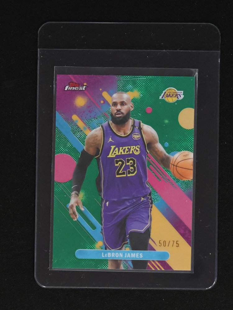 2026 Topps Finest #79 LeBron James — front