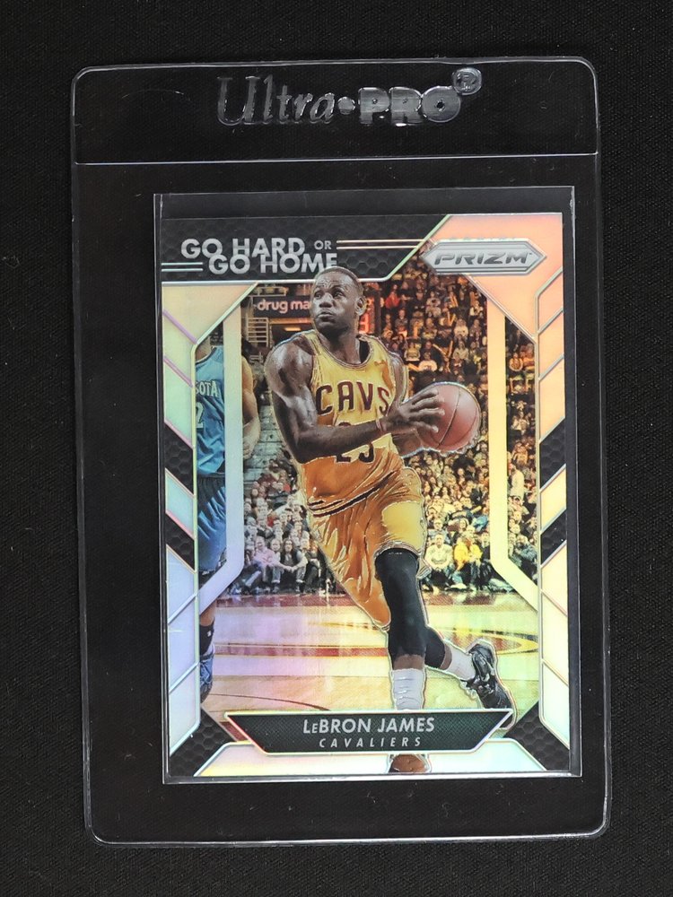 2016-17 Panini Prizm #4 LeBron James Go Hard Or Go Home — front