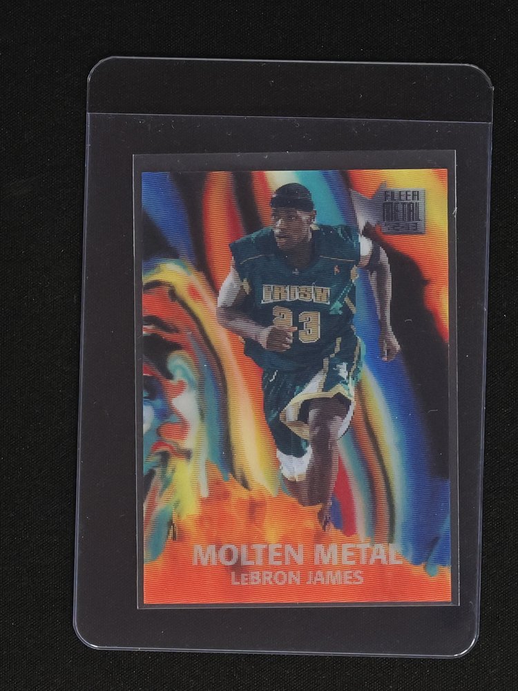 1996 Fleer Metal Molten Metal LeBron James — front