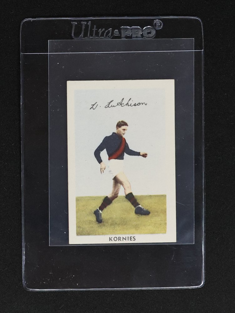 1927 John Player & Sons Footballer Caricatures #W. Hutchison Kornies — front