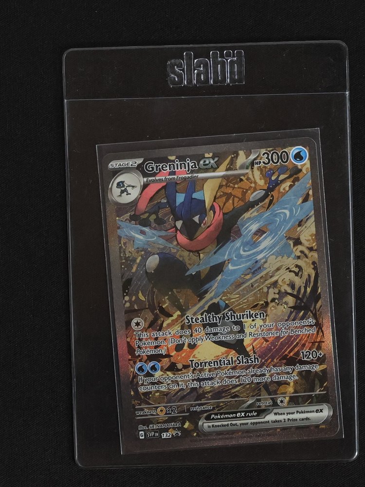 2024 Pokémon SV Black Star Promo #132 Greninja ex — front