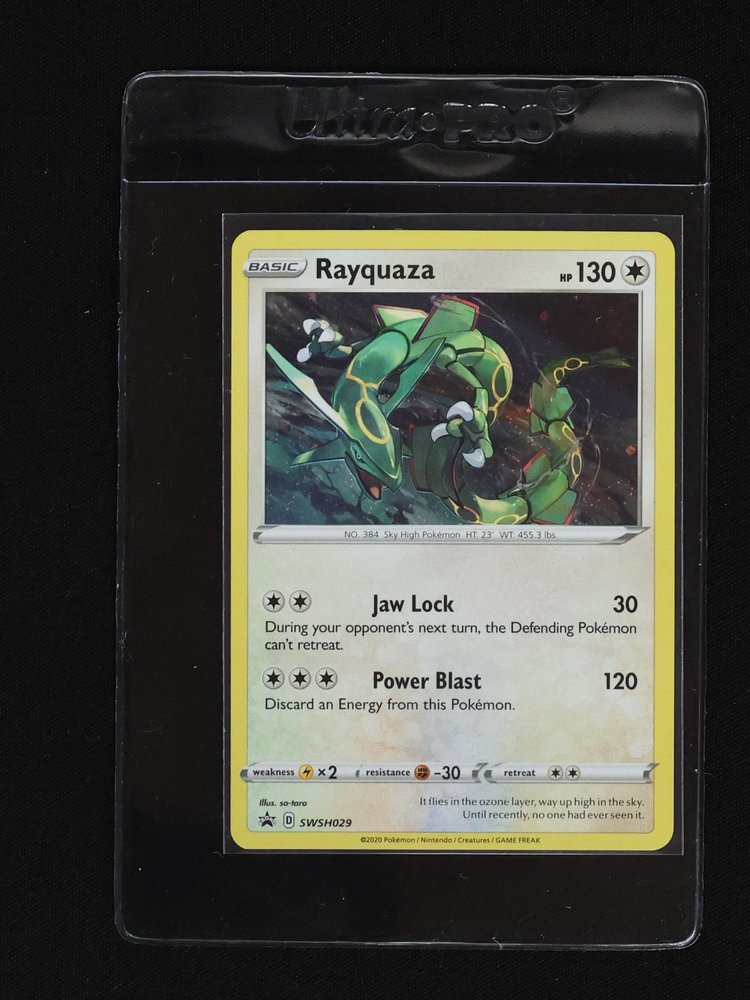 2020 Pokémon SWSH029 Rayquaza — front