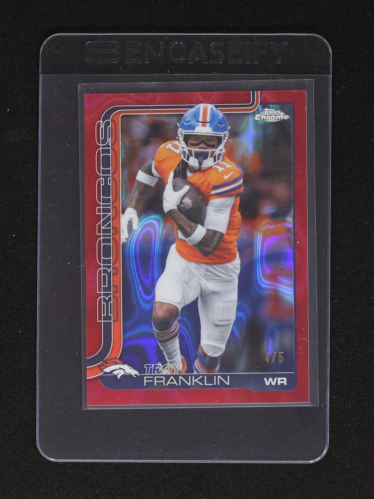 2025 Topps Chrome #91 Troy Franklin — front
