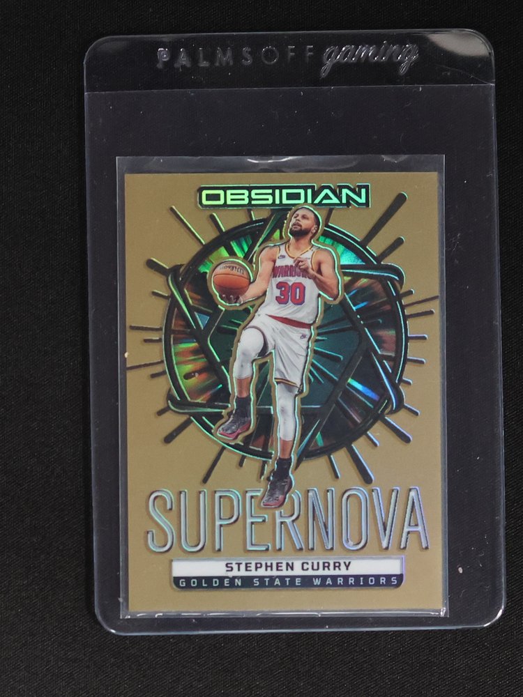 2024-25 Panini Obsidian #10 Stephen Curry Supernova — front