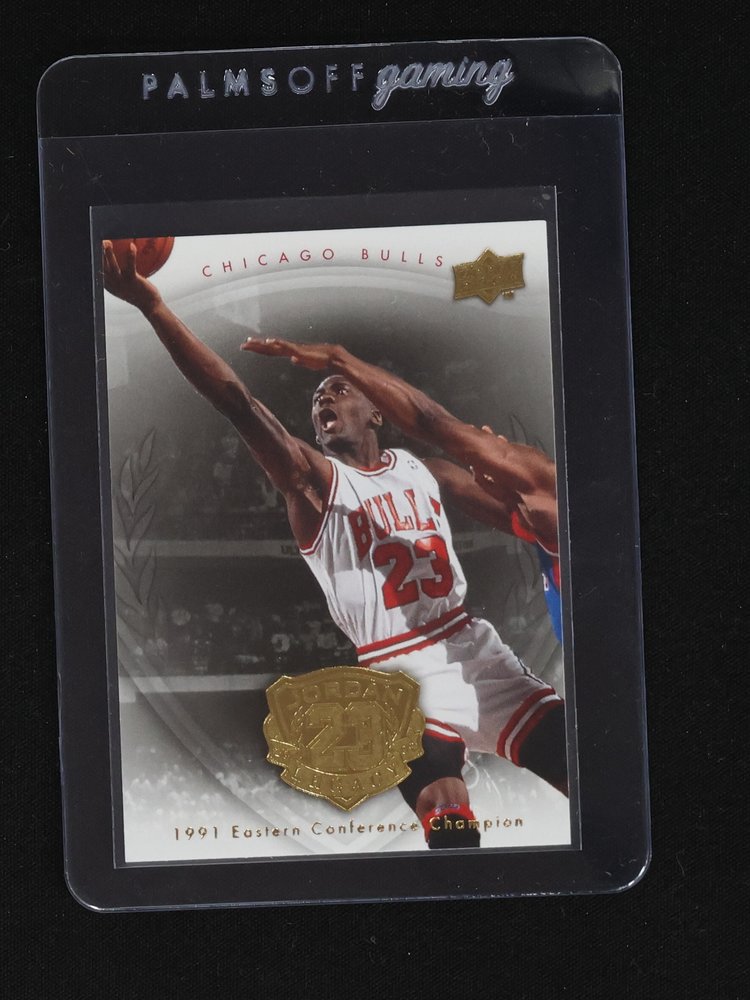 2009-10 Upper Deck Legacy Collection Gold #45 Michael Jordan 1991 Eastern Conference Champion — front