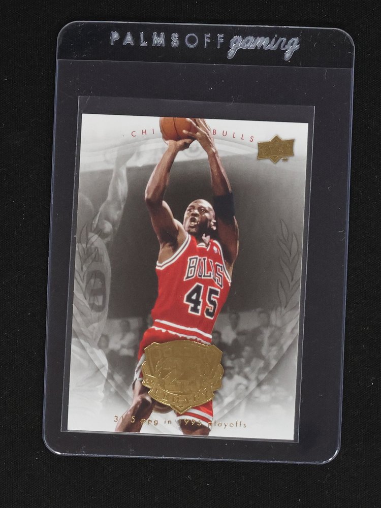 2009-10 Upper Deck Legacy Collection Gold #77 Michael Jordan — front