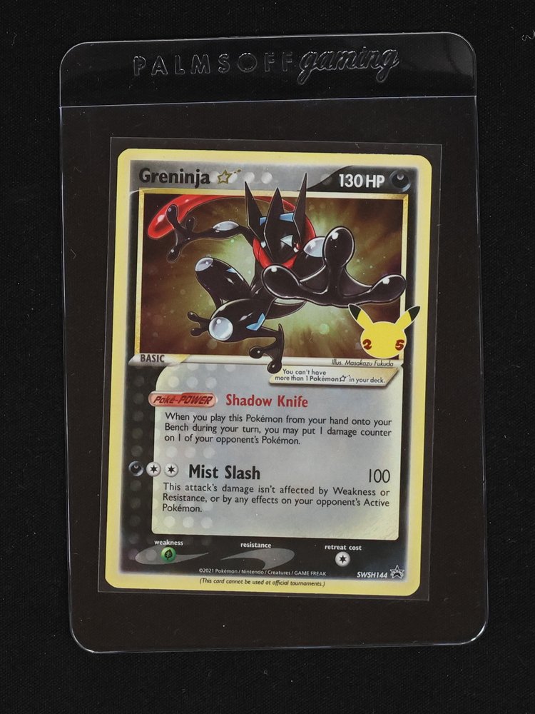 2021 Pokémon Celebrations #SWSH144 Greninja Gold Star — front