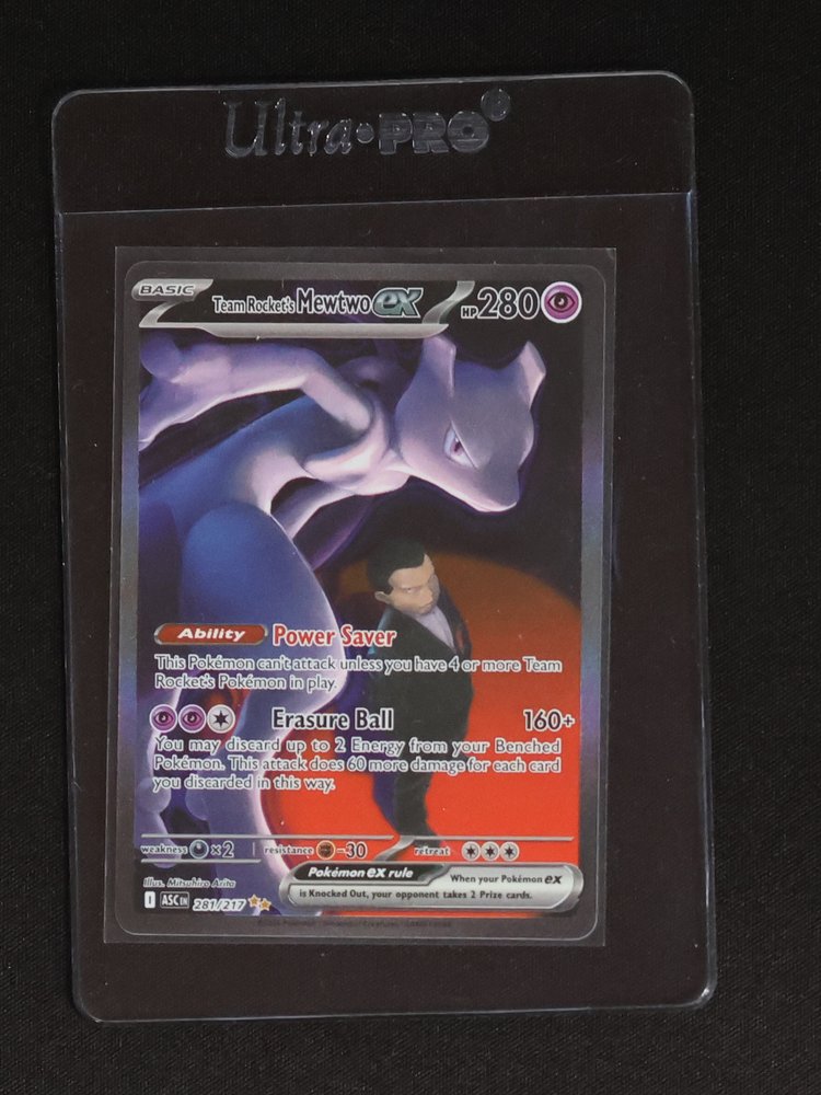 2026 Pokémon Team Rocket's Mewtwo ex #281/217 — front