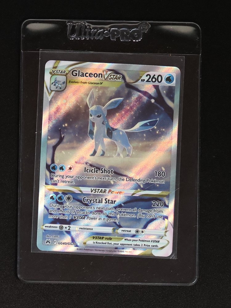 2023 Pokémon GG40 Glaceon VSTAR Crown Zenith — front