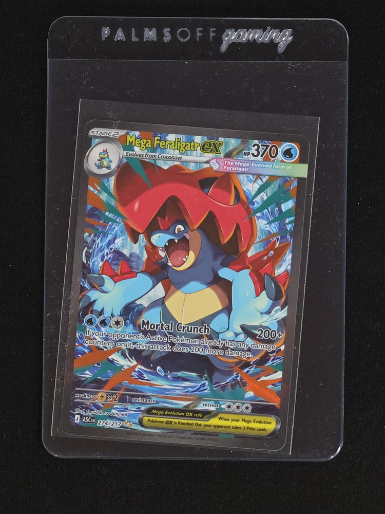2022 Pokémon TCG Ascended Heroes #274 Mega Feraligatr EX — front