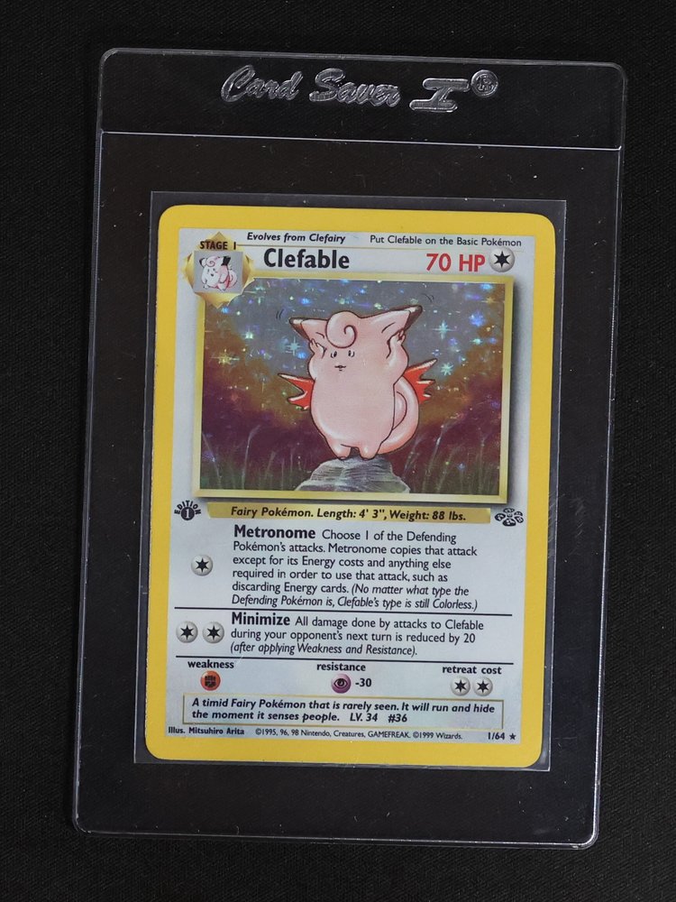 1999 Pokémon #1 Clefable — front
