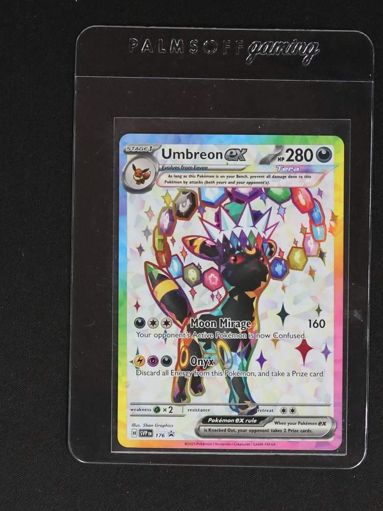2025 Pokémon SV Black Star Promo #176 Umbreon ex — front