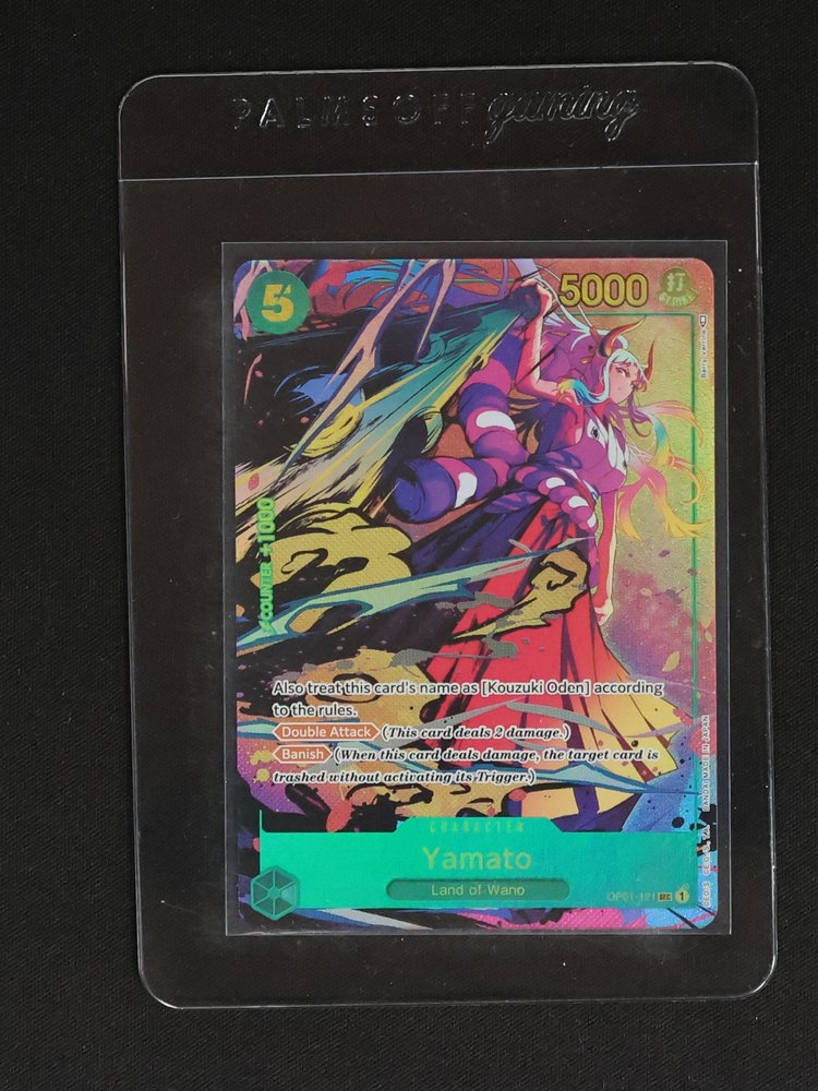 Yamato OP01-121 Romance Dawn Secret Rare Foil — front