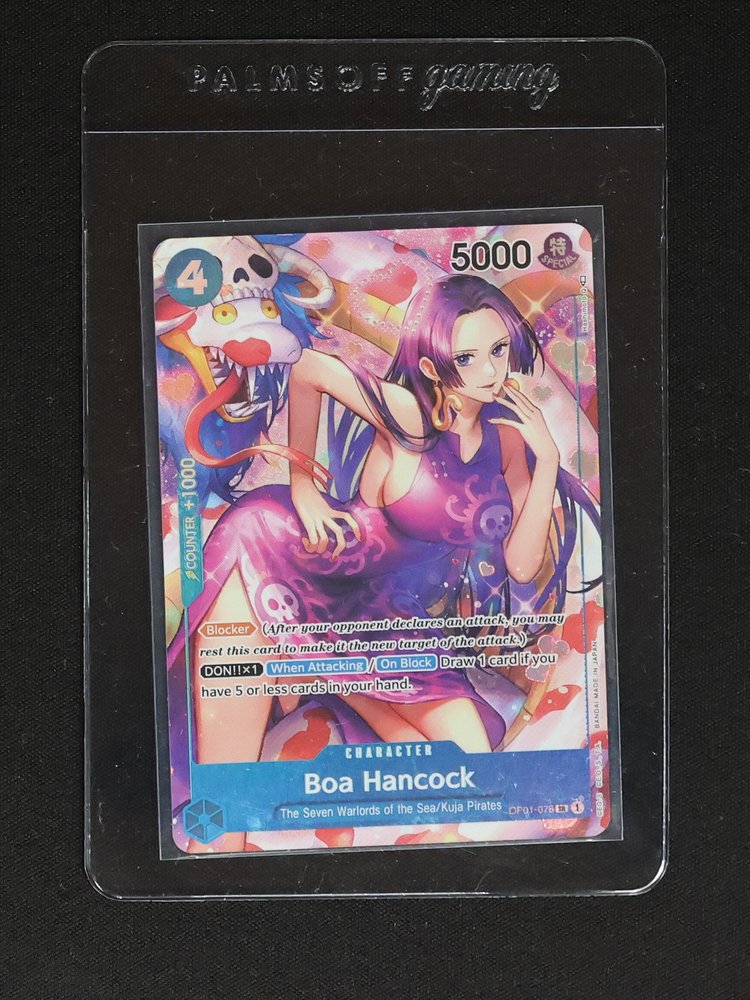2024 One Piece Card Game DP01-076 Boa Hancock — front