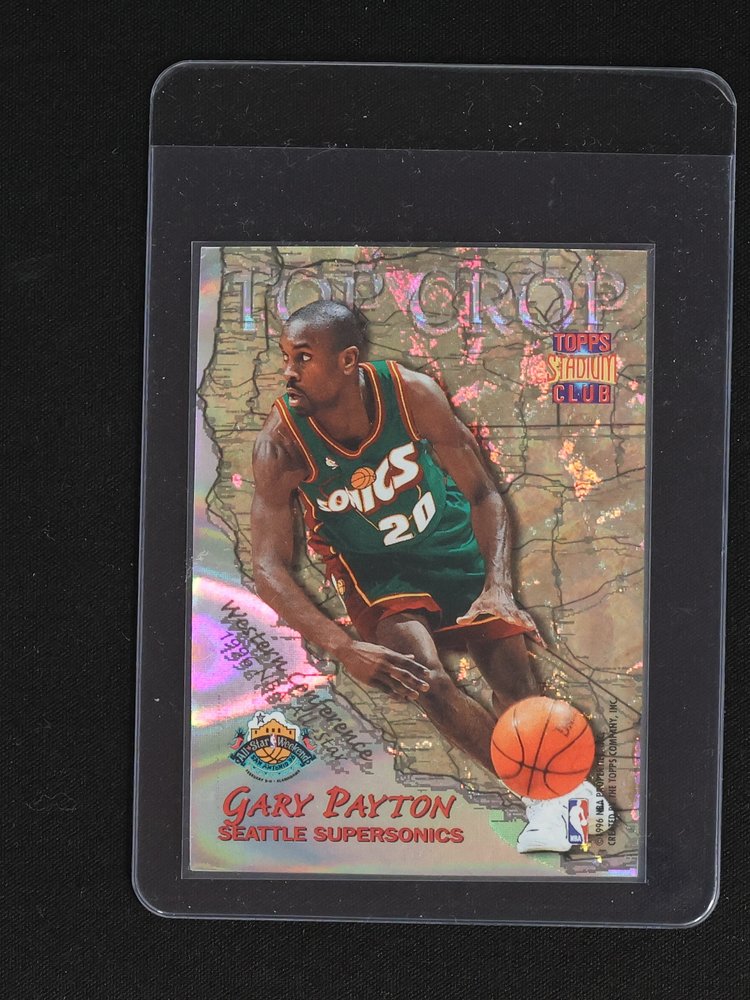 1997-98 Topps Stadium Club #SB2 Gary Payton — front