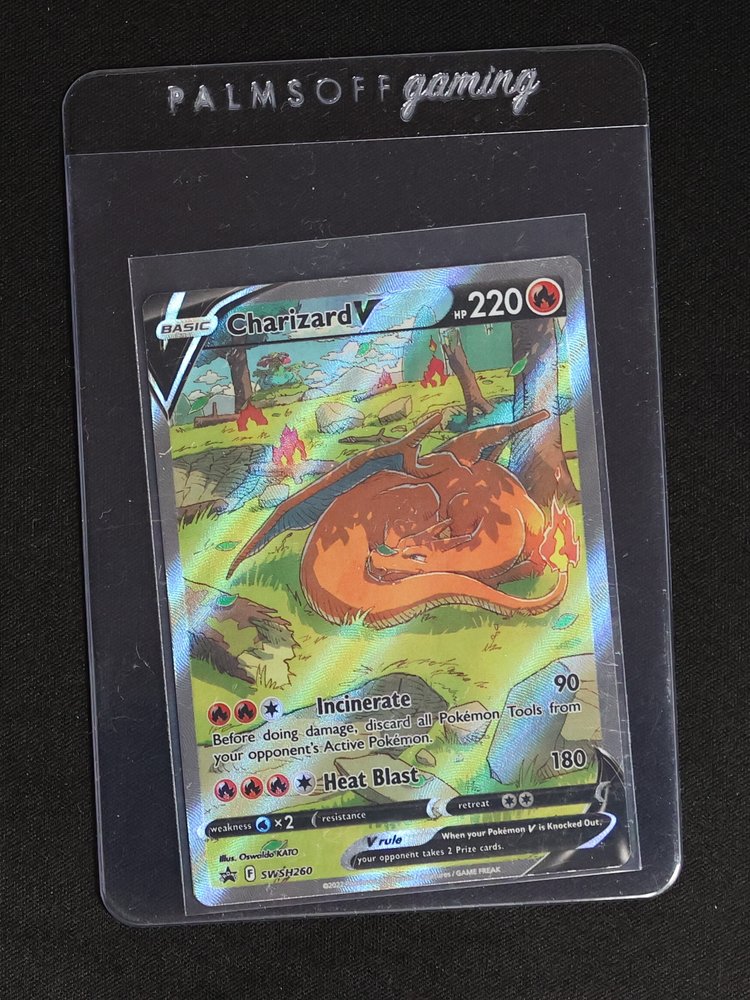 2022 Pokémon Charizard V #SWSH260 — front