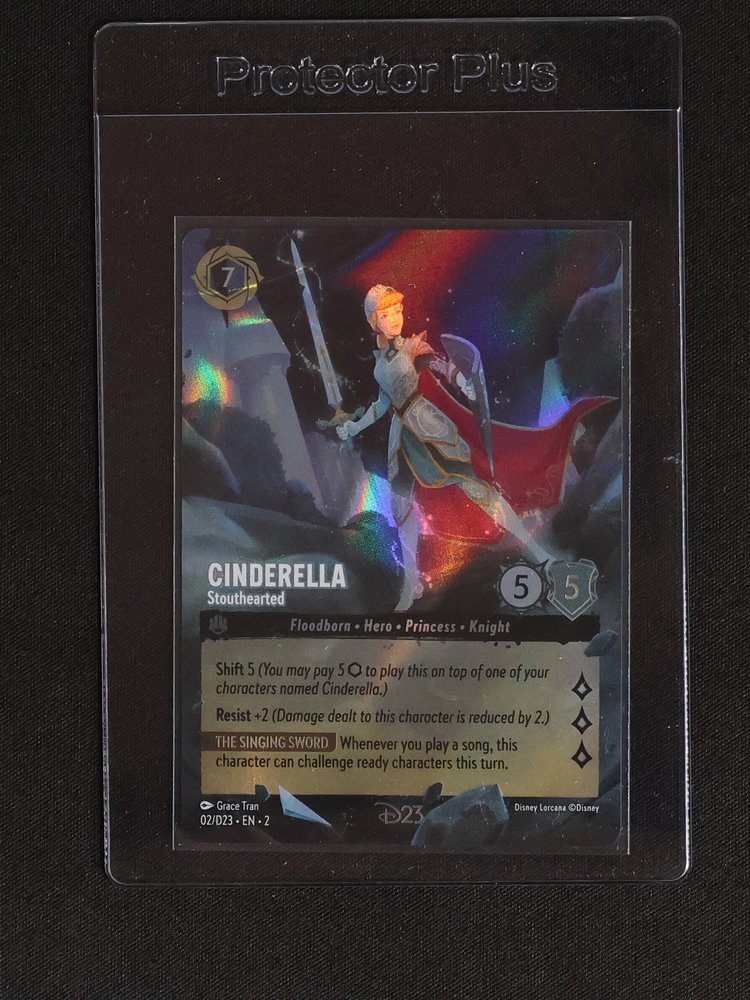 Disney Lorcana Rise of the Floodborn #177 Cinderella Stouthearted — front