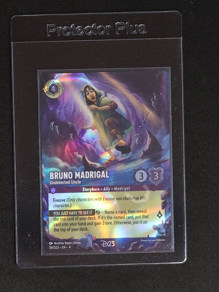 Disney Lorcana D23 Promo #04/D23 Bruno Madrigal - Undetected Uncle — front