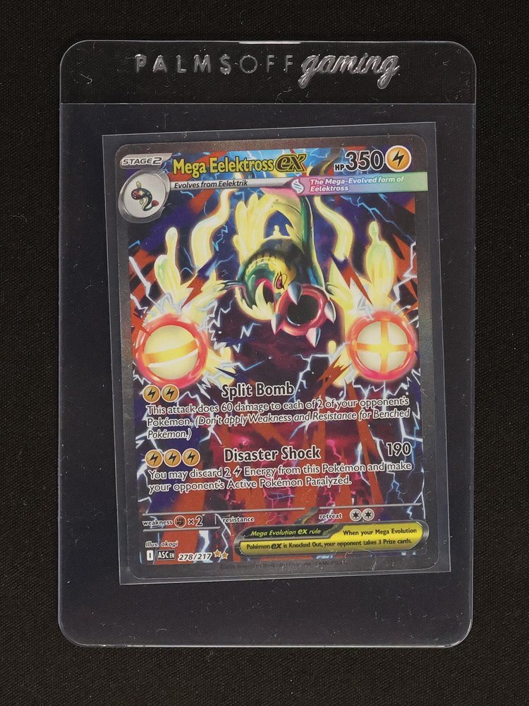 2026 Pokemon Ascended Heroes #278 Mega Eelektross EX — front