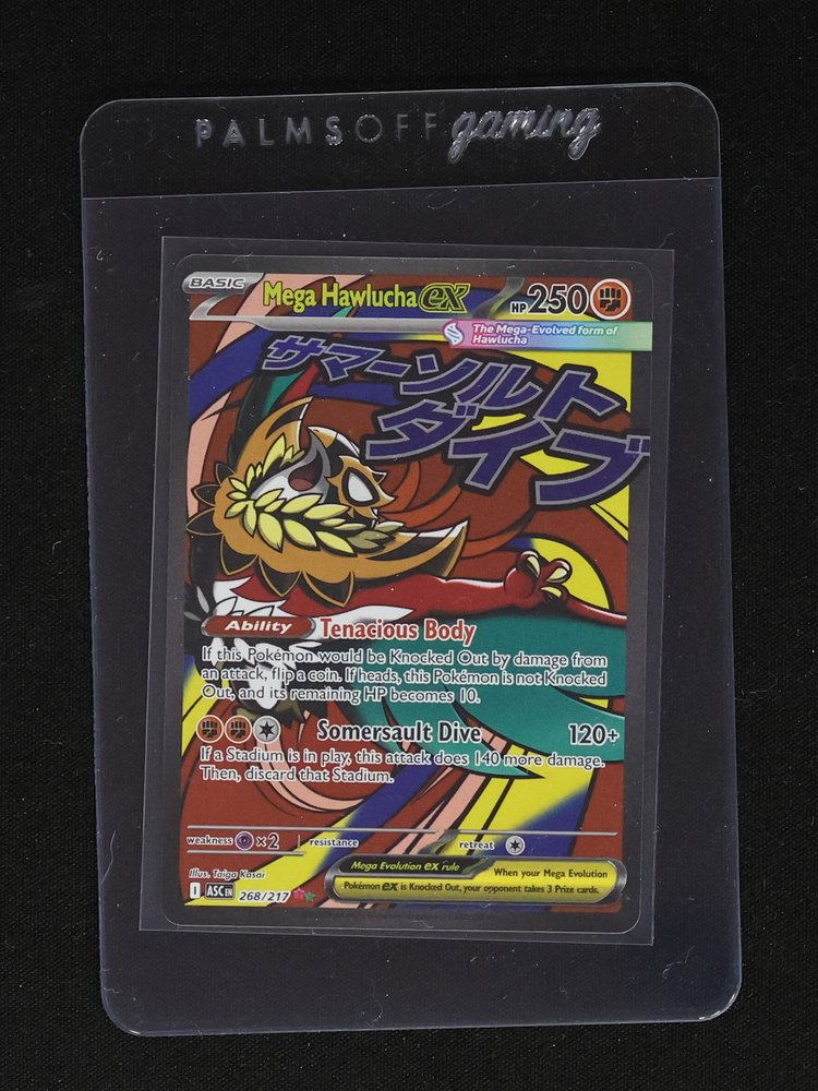 2023 Pokémon Ascended Heroes #268 Mega Hawlucha EX — front