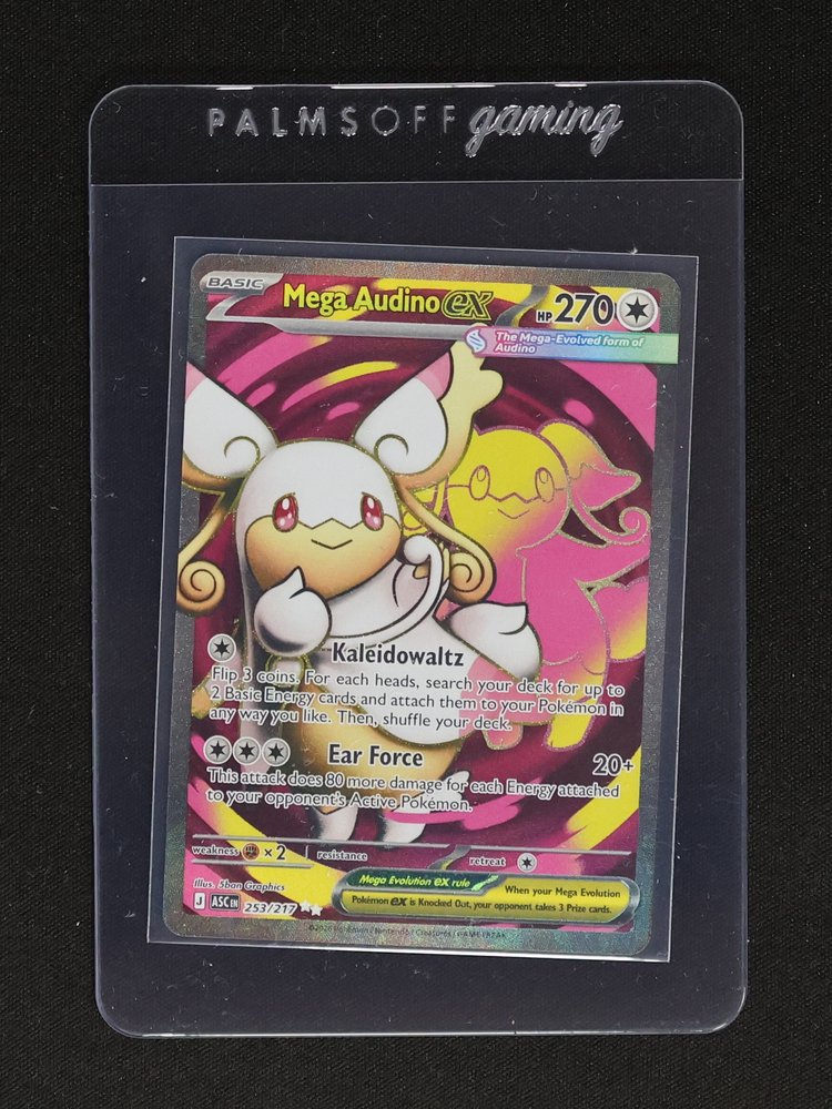 2020 Pokemon Ascended Heroes #253 Mega Audino EX — front