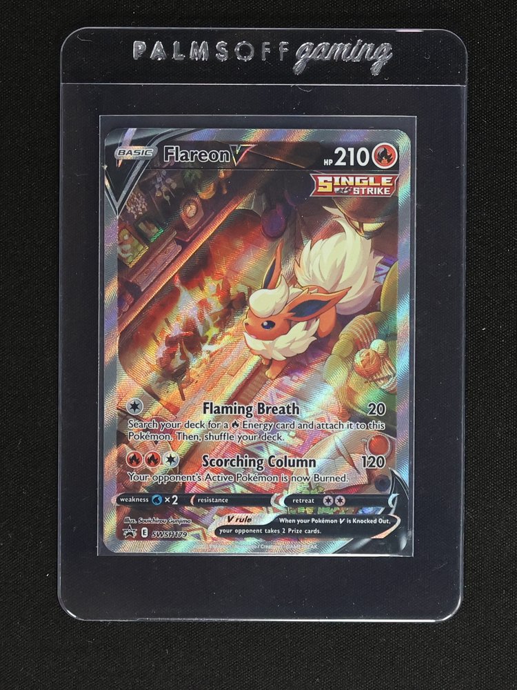 Pokémon Flareon V SWSH179 Sword & Shield Promo — front