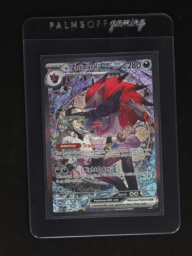 2026 Pokémon Ascended Heroes #286/217 N's Zoroark ex — front