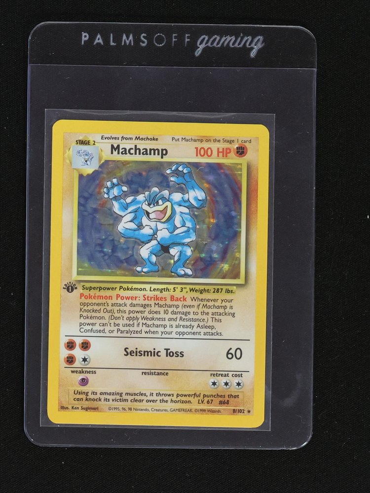 1999 Pokémon #8 Machamp — front
