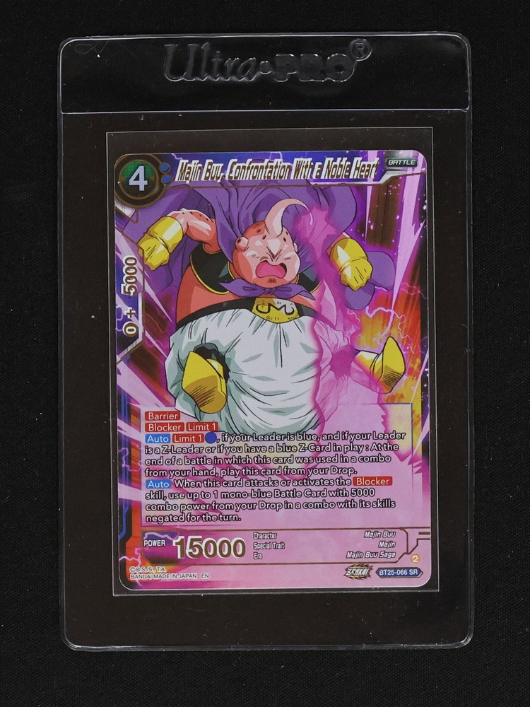 Majin Buu, Confrontation With a Noble Heart BT25-066 SR Dragon Ball Super — front
