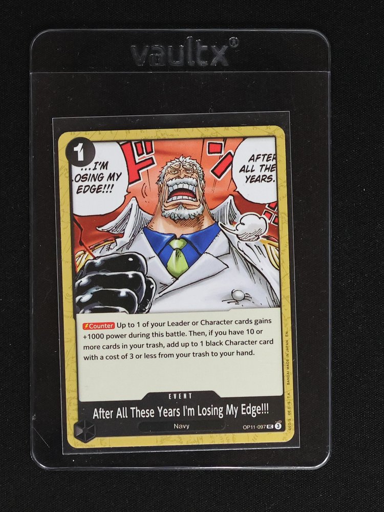 One Piece A Fist of Divine Speed OP11-097 After All These Years I'm Losing My Edge!!! — front
