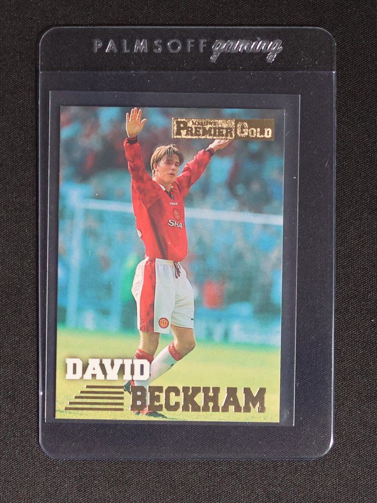 1996 Merlin Premier Gold #092 David Beckham — front