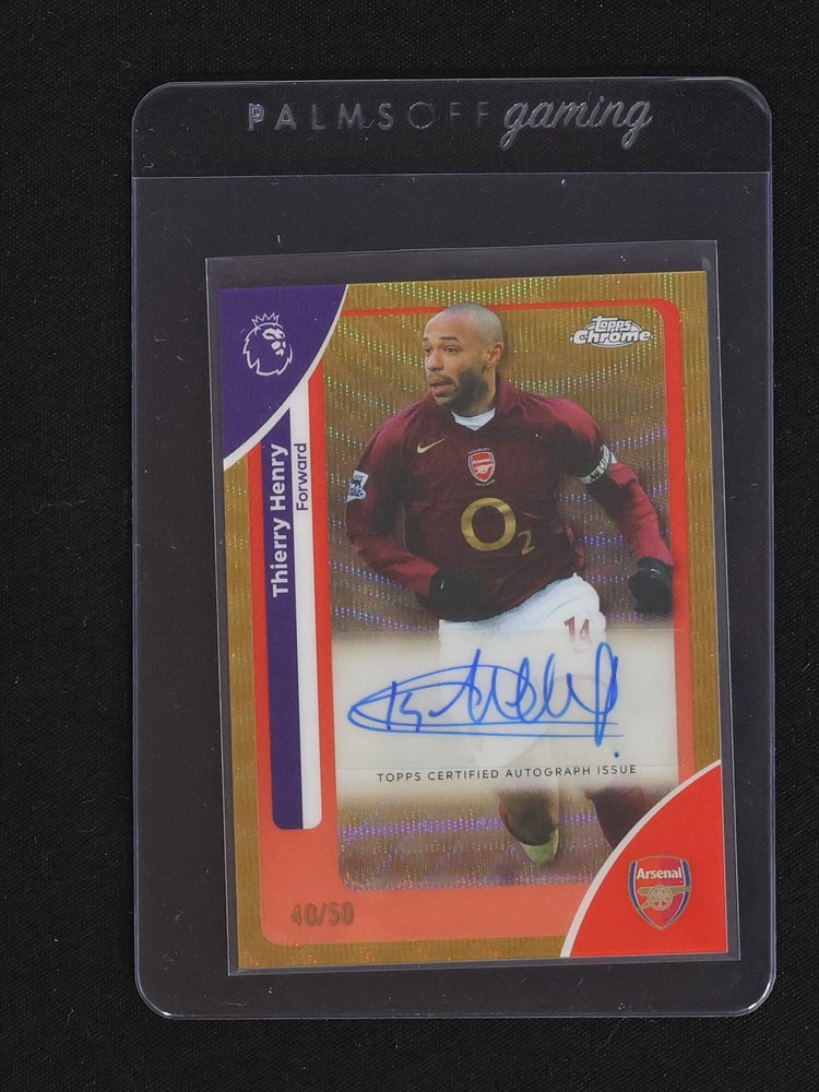 2023 Topps Chrome Premier League #40/50 Thierry Henry — front
