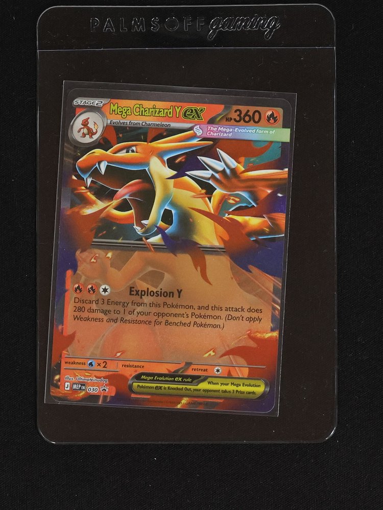 2026 Pokémon Mega Charizard Y EX 030 Black Star Promo — front
