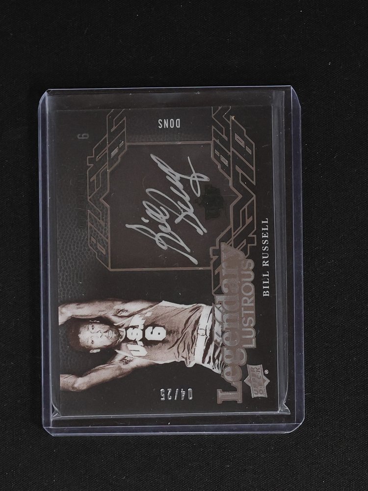 2013 Upper Deck Black Lustrous Dons Bill Russell — front