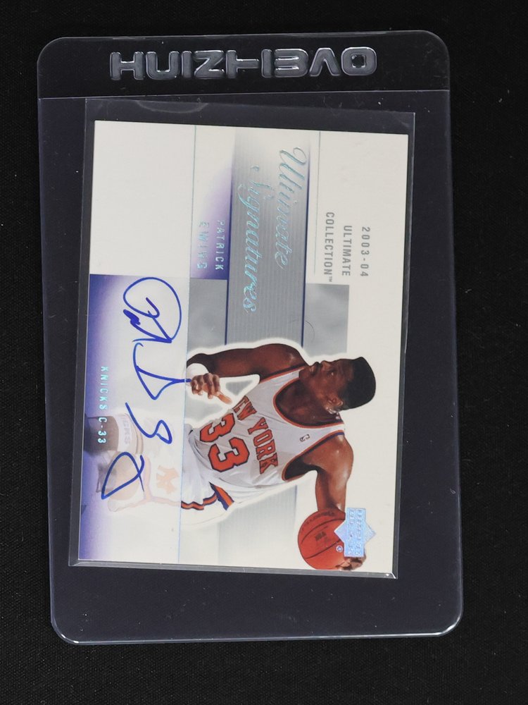 2003-04 Upper Deck Ultimate Collection Signatures Patrick Ewing — front