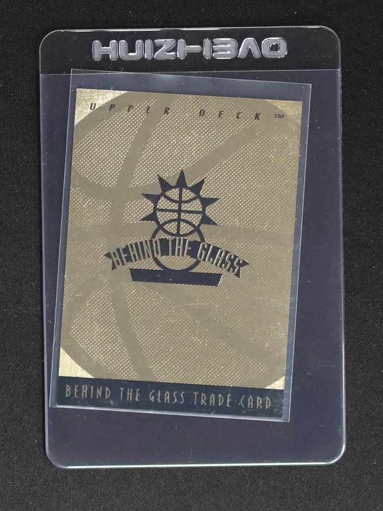 1993-94 Upper Deck Special Edition #BETG Behind the Glass Trade Card — front