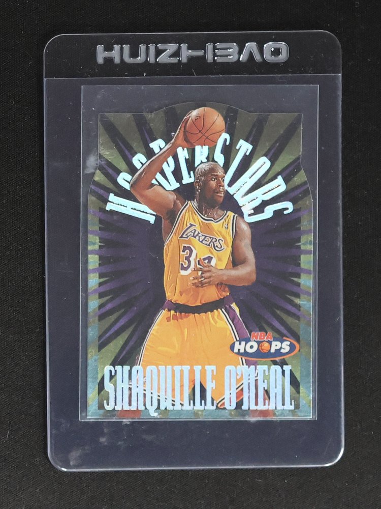 1997-98 NBA Hoops #3 Shaquille O'Neal Hooperstars — front