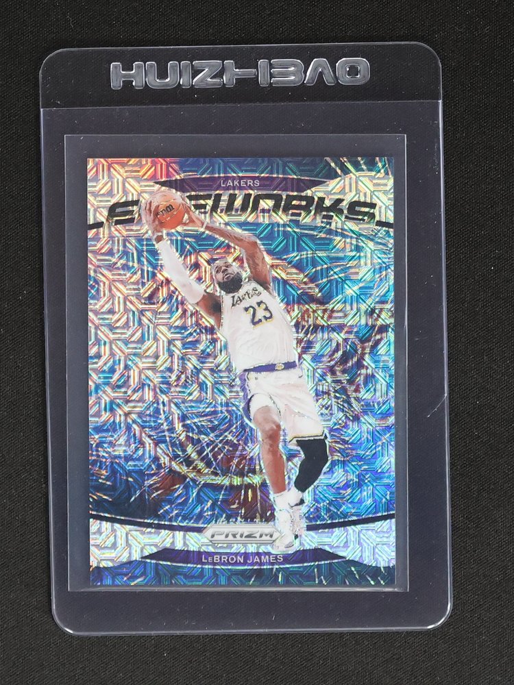 2024-25 Panini Prizm Fireworks #19 LeBron James — front