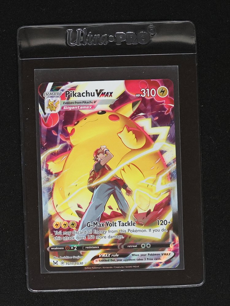 2022 Pokémon Pikachu VMAX #TG17/TG30 Lost Origin — front