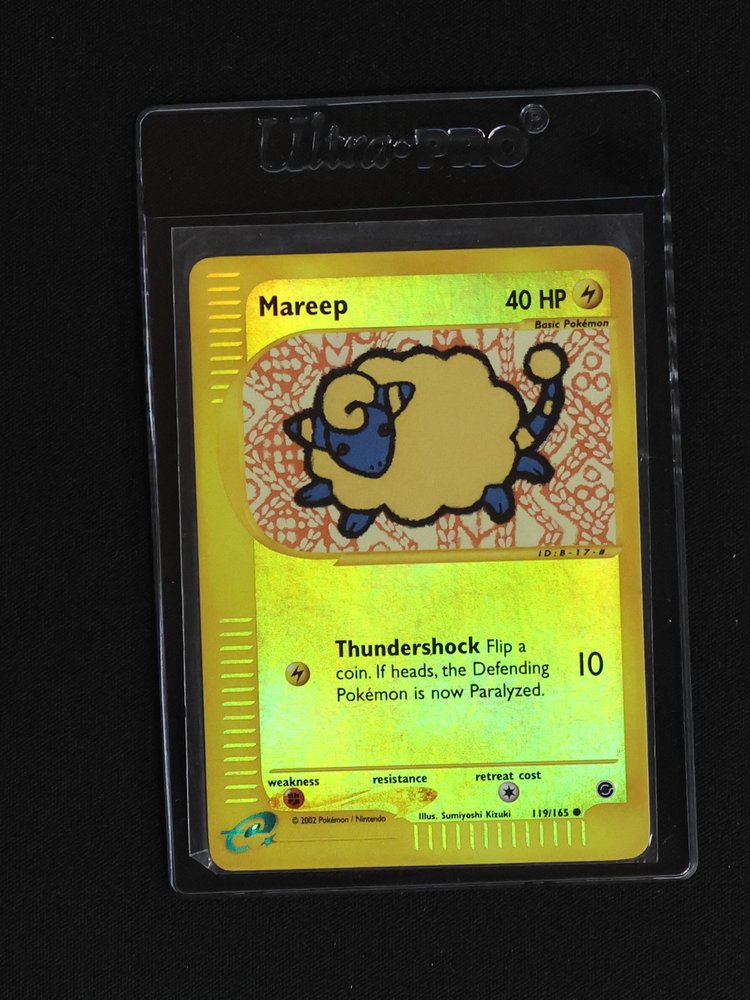 2002 Pokémon Expedition #119 Mareep — front