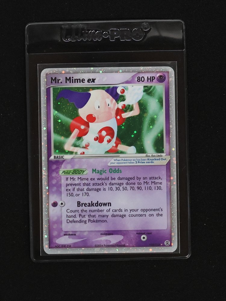 2004 Pokémon FireRed & LeafGreen #110 Mr. Mime ex — front
