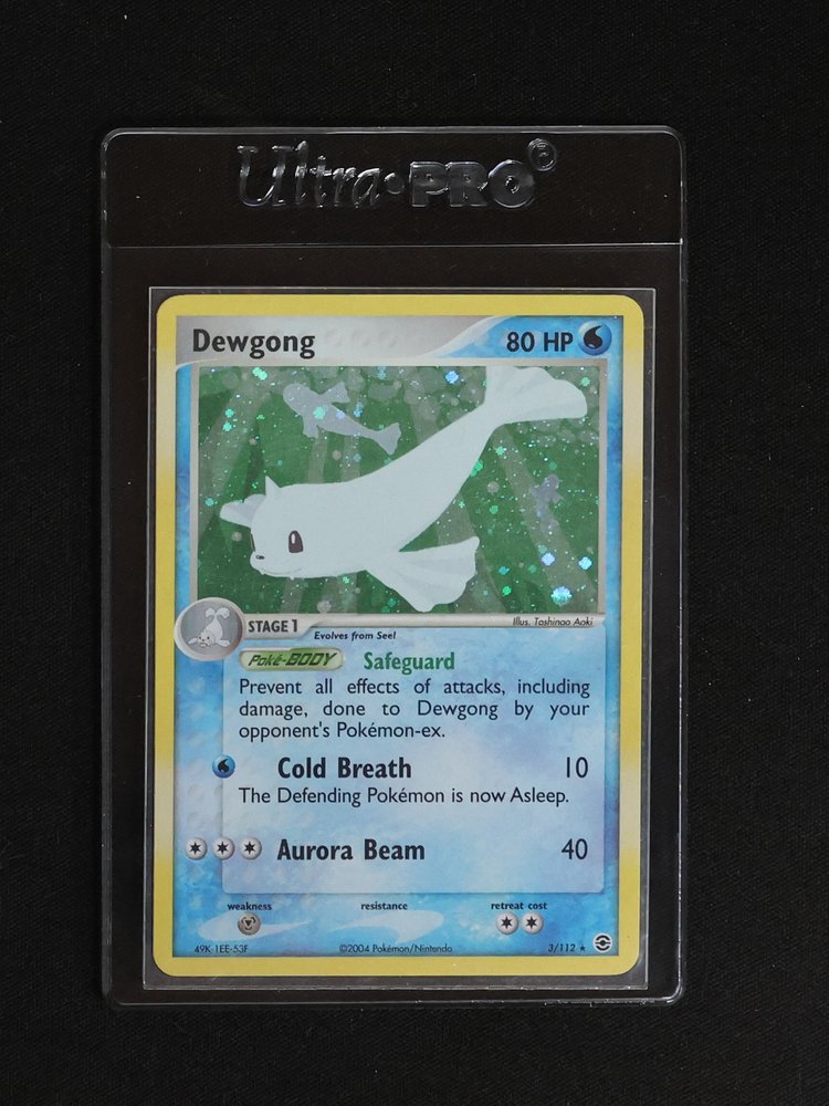 2004 Pokémon FireRed & LeafGreen #3 Dewgong — front