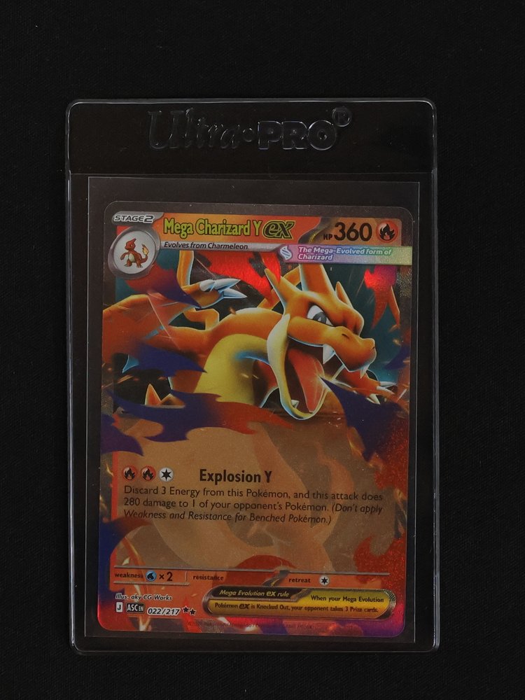 2026 Pokemon Ascended Heroes #022 Mega Charizard Y ex — front