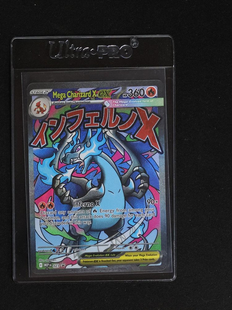 2025 Pokémon Mega Charizard X ex 023 Black Star Promo — front