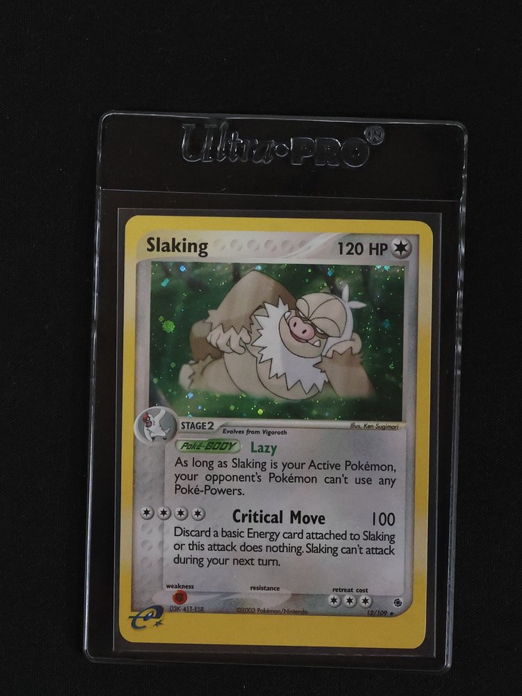 2003 Pokemon EX Ruby & Sapphire #12 Slaking — front